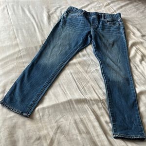 Gap girls blue straight cut jeans in size 10 plus